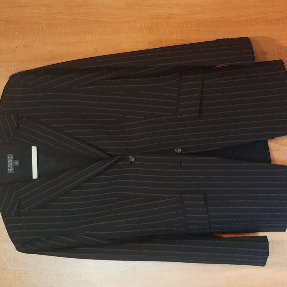 Classiques Entier Classic Black Pinstripe Jacket Size 10